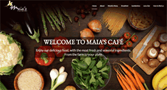 Desktop Screenshot of maiascafe.com